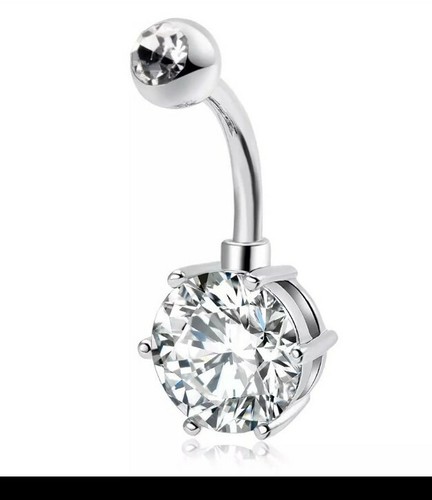 Piercing ombelico acciaio