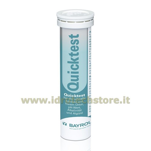 Quicktest bayrol 50 - quicktest, cartine