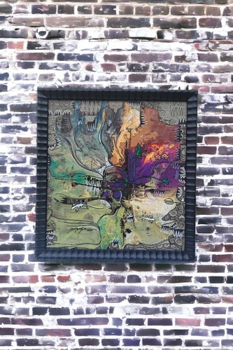 Impressionante quadro astratto