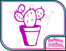 Adesivo Per Finestra Di Cactus