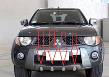 BULL BAR COVER CROMATI L 200 KB4 USATO ORIGINALE MITSUBISHI MZ313616S2