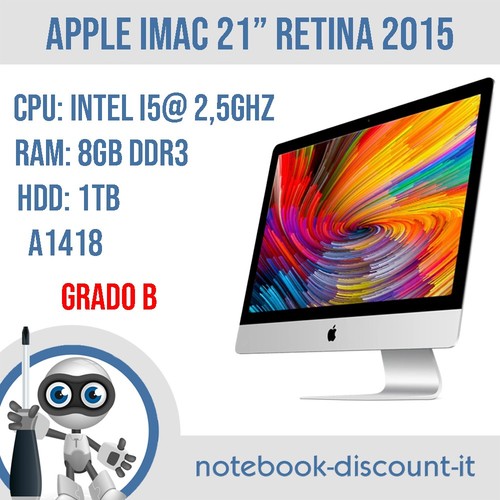 Apple imac 2015 cpu i5 - apple,