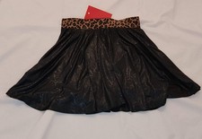 Gonna Donna Nera Effetto Pelle