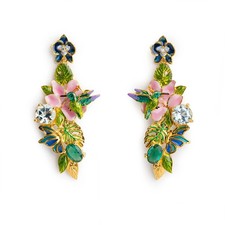 orecchini in argento placcato