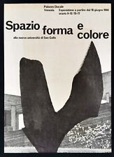 SPAZIO FORMA E COLORE PALAZZO DUCALE VENEZIA poster manifesto San Gallo E23