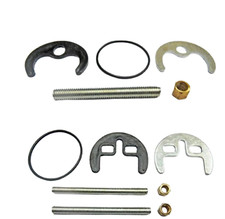 Set fissaggio mezzaluna monoblocco lavabo lavello