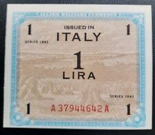 UNA 1 AM LIRE ALLIED MILITARY CURRENCY OCCUPAZIONE ITALIA FDS 