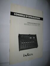 MIXER   INKEL    istruzioni  per l'uso