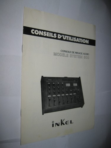 Mixer inkel istruzioni - mixer,