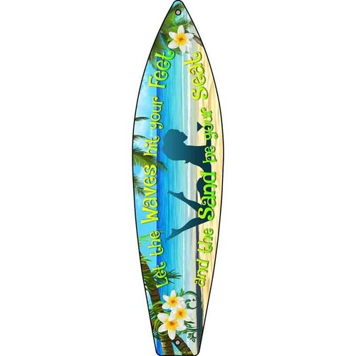 Insegna tavola surf - , metallo