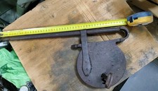 Lucchetto Antico  A Braccio  In Ferro Massiccio Con Chiave Bloccata  