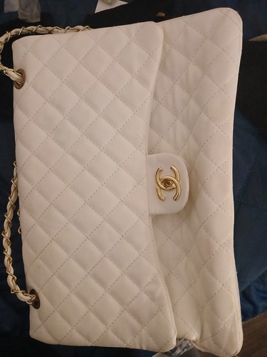 Borsa chanel bianca con - borsa,