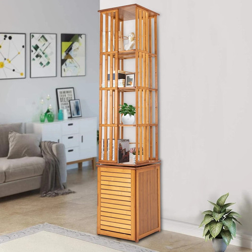 Rotating tier bamboo corner - tier,