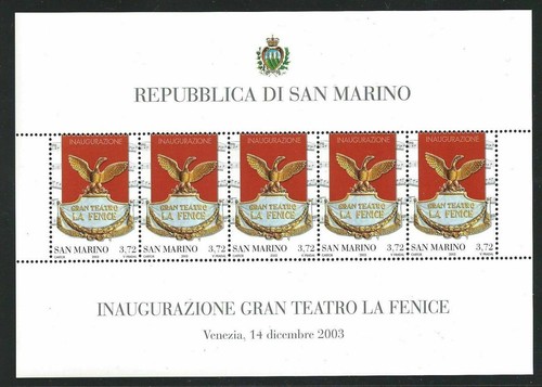 San marino 2003 - marino, foglietto