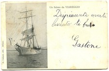 CC03 - Viareggio - Un saluto da Viareggio - viaggiata inizi '900 - Come da foto