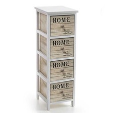 CASSETTIERA IN LEGNO DECORATA