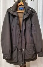 Giubbotto Giaccone Da Uomo Marrone Con Cappuccio 70% Vero Piumino D'oca Tg 48(M)