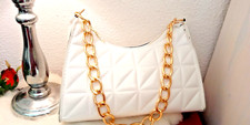 Borsa a spalla Matelassé donna Borsetta catena chiusura dorata ecopelle lucida