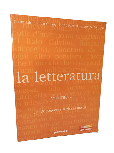 Letteratura volume 7 - letteratura,