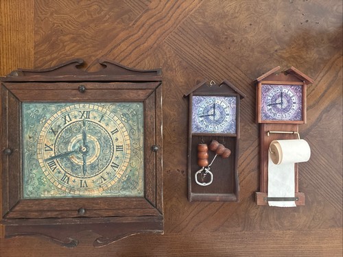 Vintage piece wood set spice - piece,