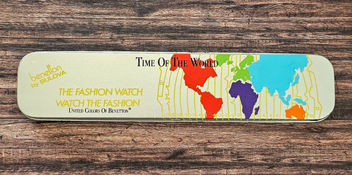 Benetton bulova time the - bulova, of