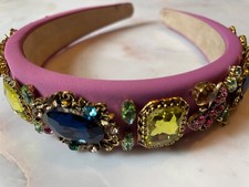 Cerchietto gioiello rosa