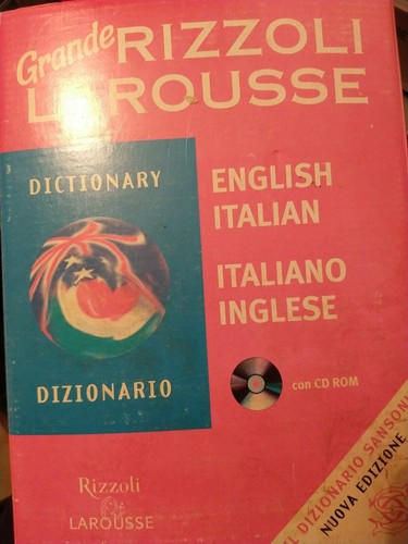Dizionario inglese italiano - inglese,