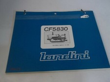 Landini CF5830 Dozer/Crawler libretto ricambi 