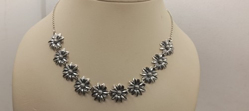 Collana argento margherite - collana,