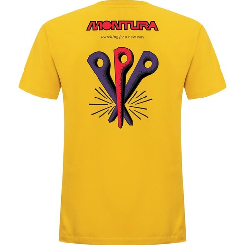 Montura pitons shirt mustard - pitons, t-shirt