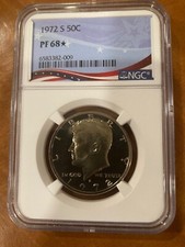 1972 S Kennedy mezzo dollaro