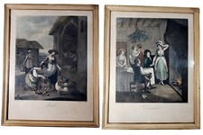 Stampe "Marzo"  e "Dicembre"  Francesco Bartolozzi - William Hamilton