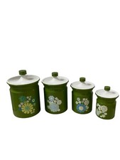 Vintage Kromex verde fiori di