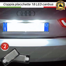 COPPIA PLACCHETTE A LED LUCI TARGA 18 LED AUDI AUDI A3 8P CABRIO 6000K NO AVARIA