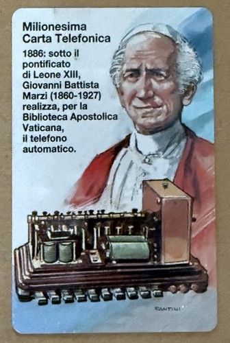 Scheda telefonica vaticano - scheda, n^