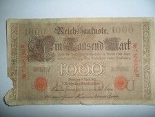 BANCONOTA 1000 MARK GERMANIA 1910