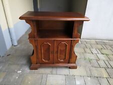 Mobile Porta TV in legno noce nazionale - 80 x 78 x 42cm.