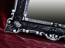 Specchio Muro Nero Bianco