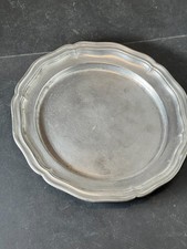 Antico piatto in peltro