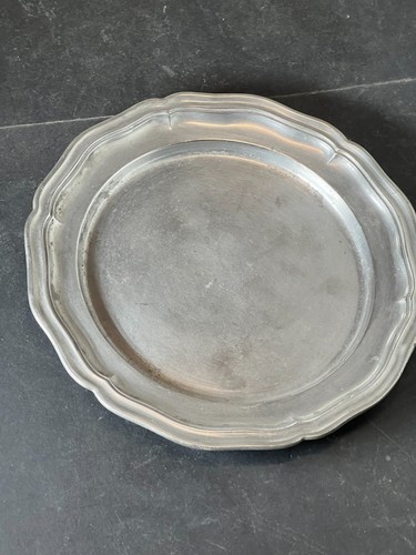 Antico piatto peltro - piatto, in