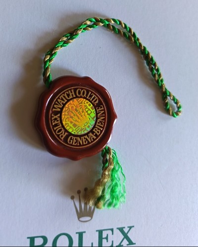 Rare genuine rolex tag - rare,