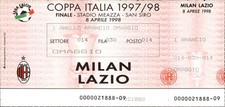 Biglietto stadio Coppa Italia