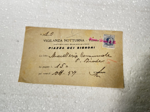 Vigilanza notturna tagliando - notturna,