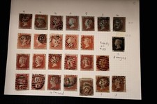 United Kingdom 26 Stamps Penny