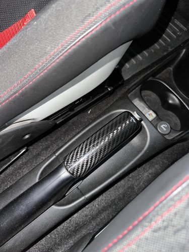 Cover freno mano carbonio - cover,