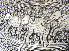 SUPERBO VASSOIO PIATTO ARGENTO