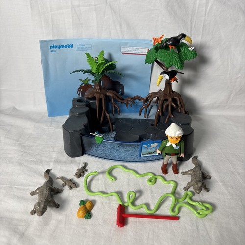 Playmobil 4463 zoo - playmobil, caimano