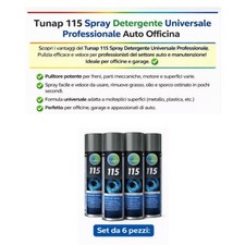 6 x Tunap 115 Spray Detergente
