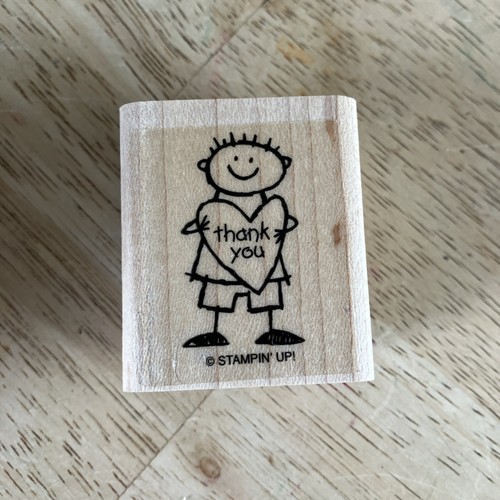Rubber stamp sketch stick boy - sketch,