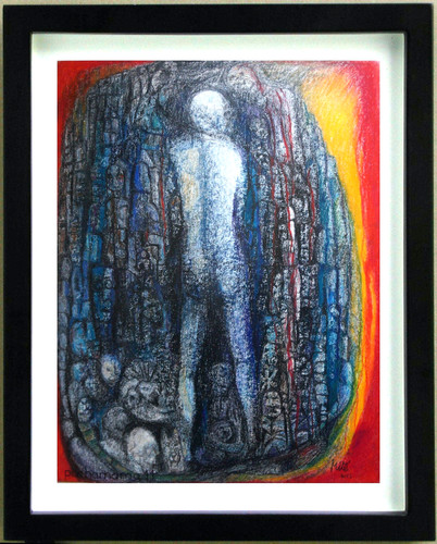 Disegno pastello pachamama - disegno,